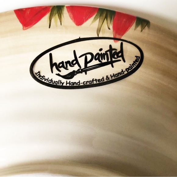 Tabletops Gallery Christmas Carol Serving Plate Hand Painted & Crafted Platter - Picture 5 of 8